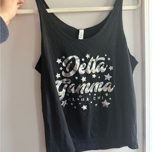 Black Delta Gamma Tank Top